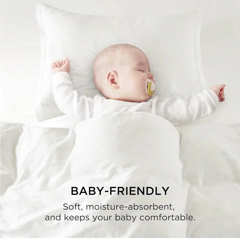 NIP Bedsure 100% Muslin Cotton Duvet Cover,Queen,White,Breathable,Lightweight